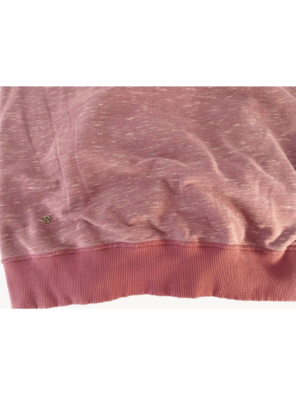 Lululemon Womens Burgundy Hoodie Om Roam Size 8 Heathered Berry Side Zippers - Picture 10 of 16